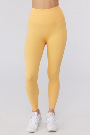 Apricot Spiritual Gangster Love Sculpt Women's Leggings | 85472-MHCL