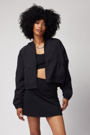 Black Spiritual Gangster Journey Active Women's Jackets | 47902-EBYV