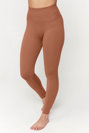 Clay Spiritual Gangster Love Sculpt Seamless Women's Leggings | 52147-LOSC