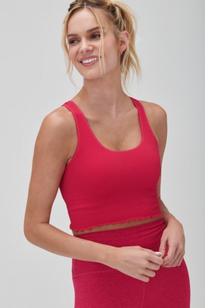 Hibiscus Spiritual Gangster Amor Crop Women's Tops | 38905-ZOFL