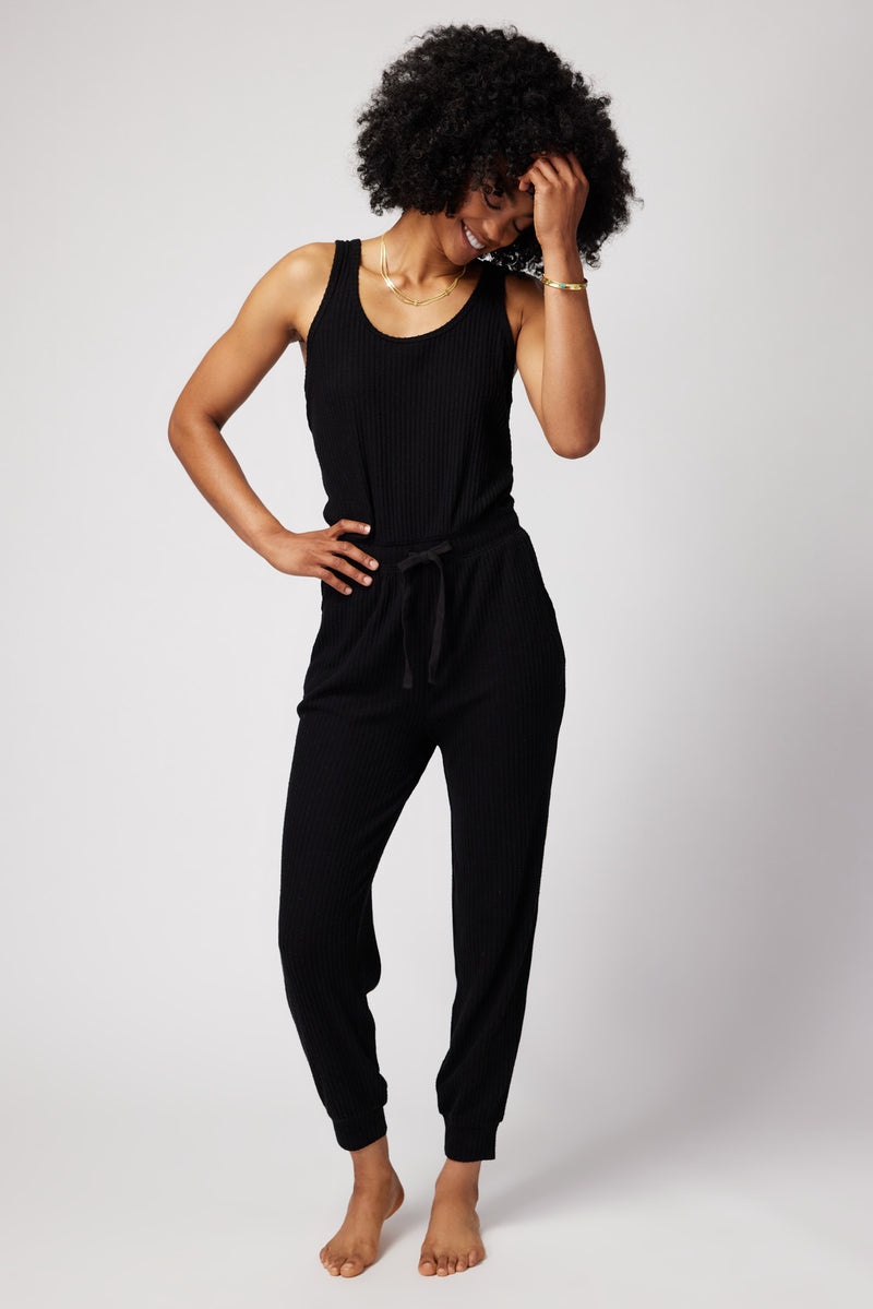 Black Spiritual Gangster Harmony Rib Women's Joggers | 01427-UDJW