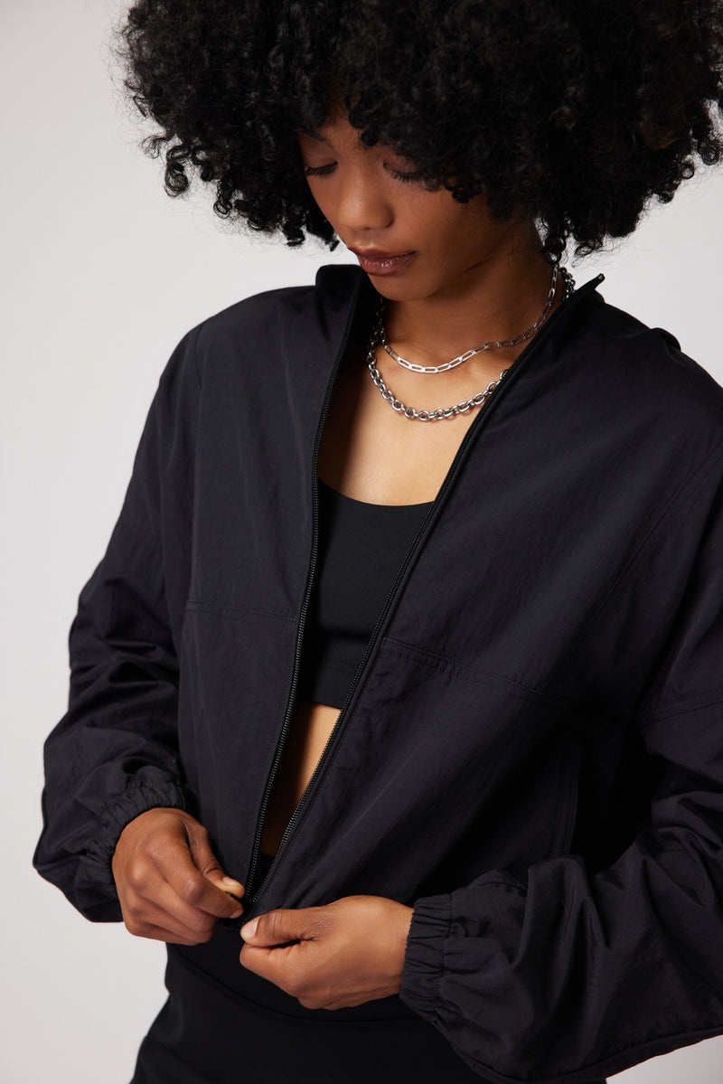 Black Spiritual Gangster Journey Active Women's Jackets | 47902-EBYV