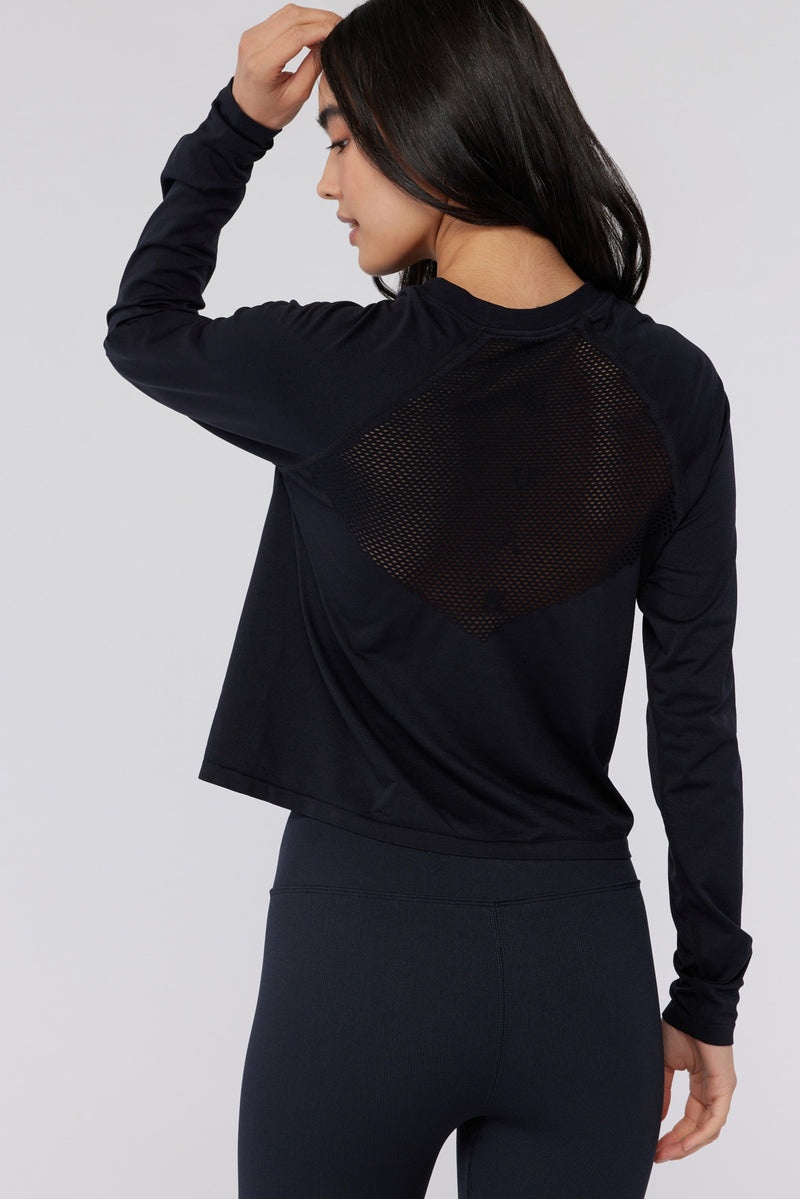 Black Spiritual Gangster Karma Harmony Seamless Long Sleeve Women's Sweaters | 30289-SGYZ