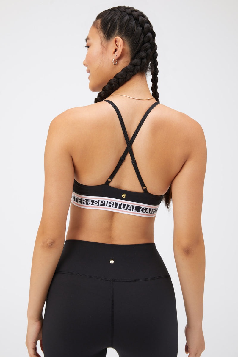 Black Spiritual Gangster Nikki Dream Tech Eco Jersey Sports Women's Bras | 73512-YBUQ