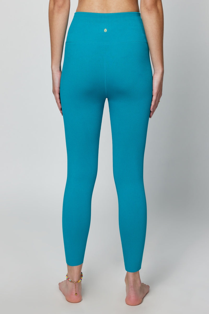 Blue Spiritual Gangster Love Sculpt Women's Leggings | 74093-MSOE