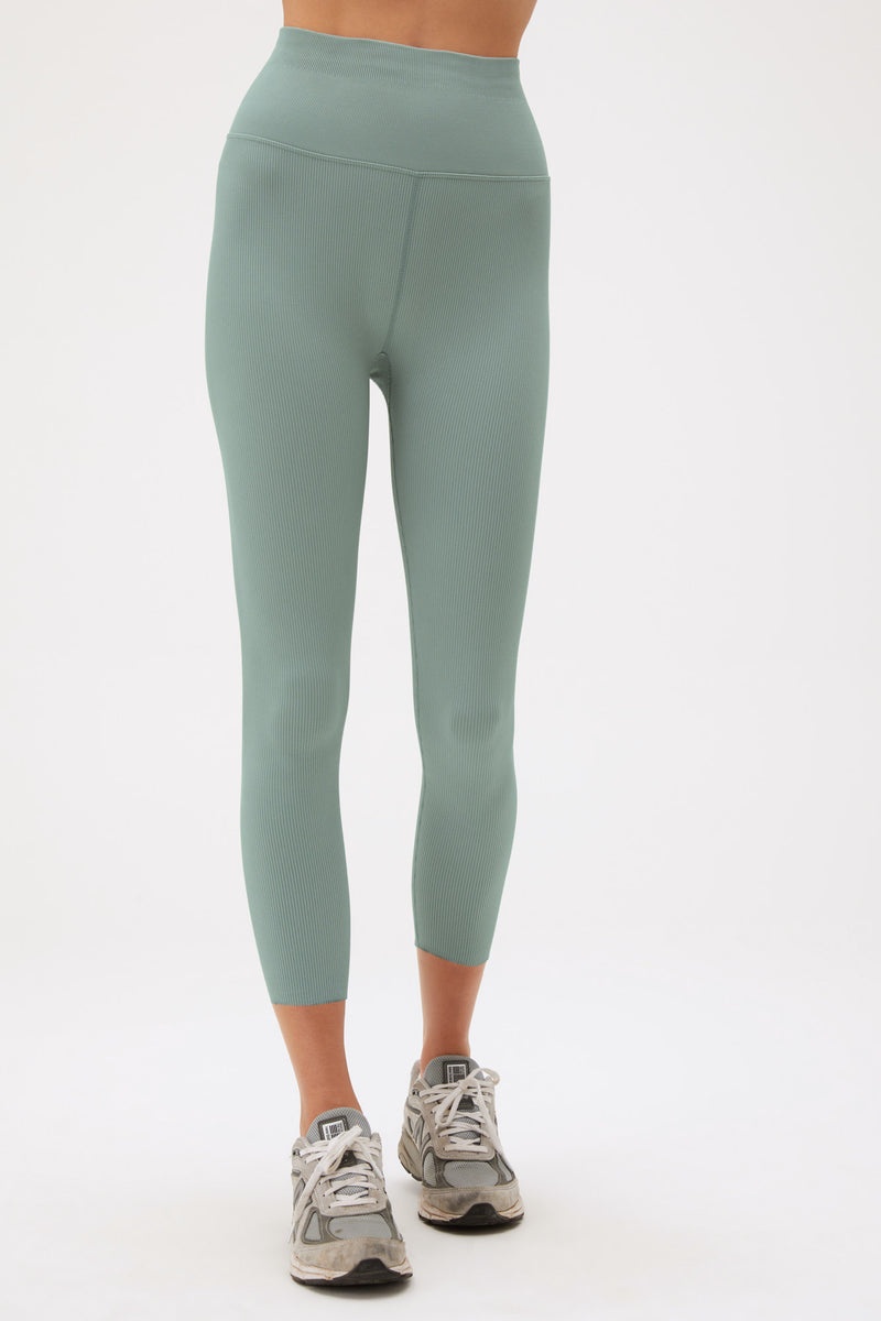 Blue Spiritual Gangster Love Sculpt Women's Leggings | 86709-WLOQ