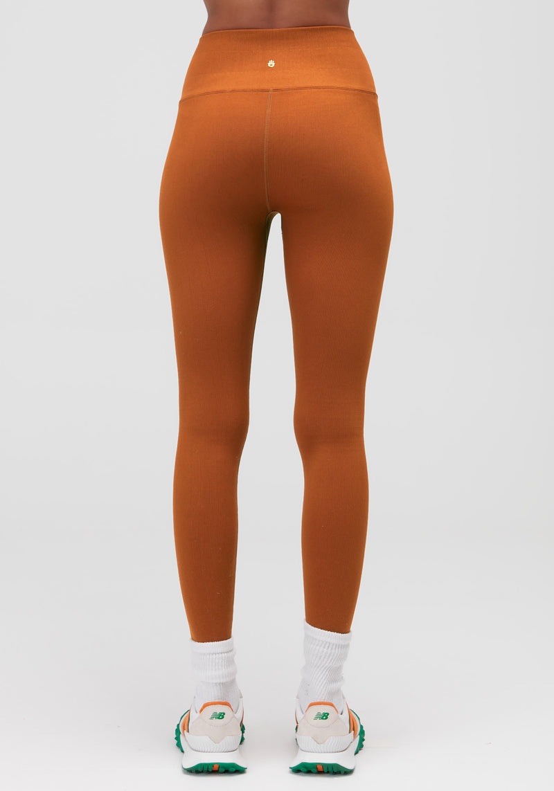 Brown Spiritual Gangster Love Sculpt Seamless Women's Leggings | 26134-WJDY