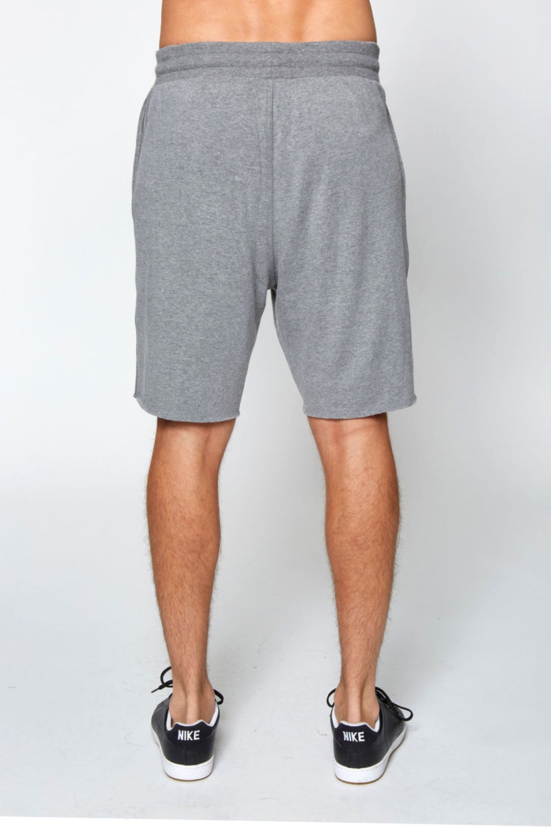 Grey Spiritual Gangster Fleece Men's Shorts | 02371-ZSME