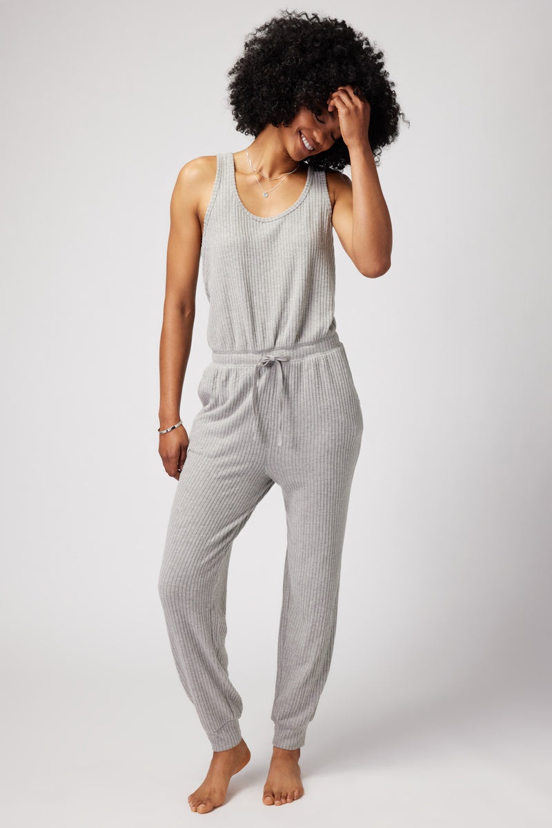 Grey Spiritual Gangster Harmony Rib Women's Joggers | 48613-KNCB