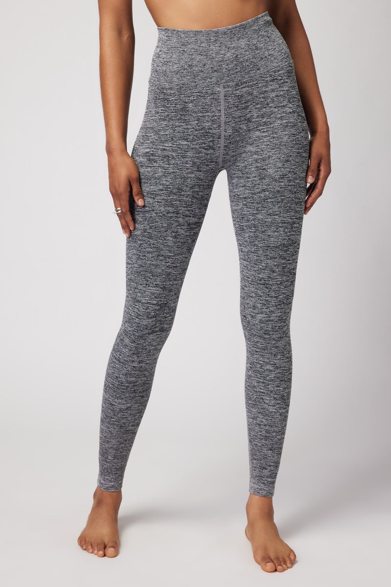 Grey Spiritual Gangster Love Sculpt Seamless Women's Leggings | 64321-CFNS