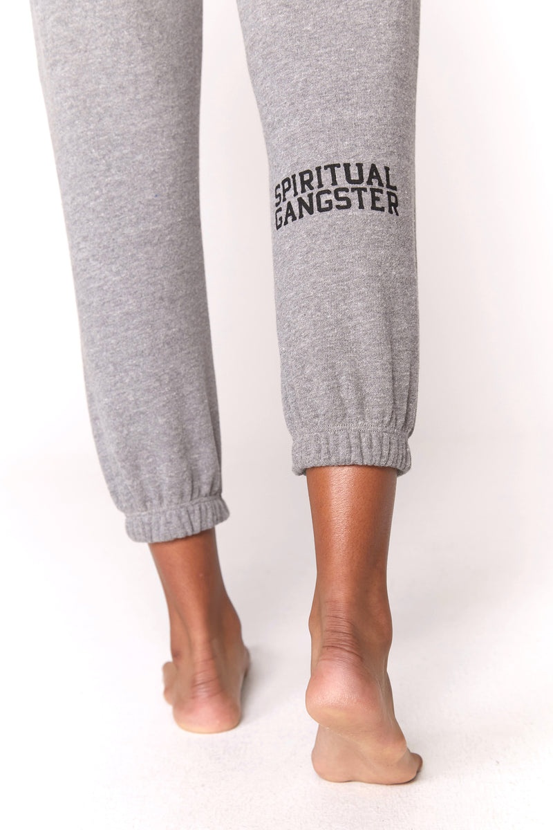 Grey Spiritual Gangster Varsity Perfect Women's Sweatpants | 14028-QGKX