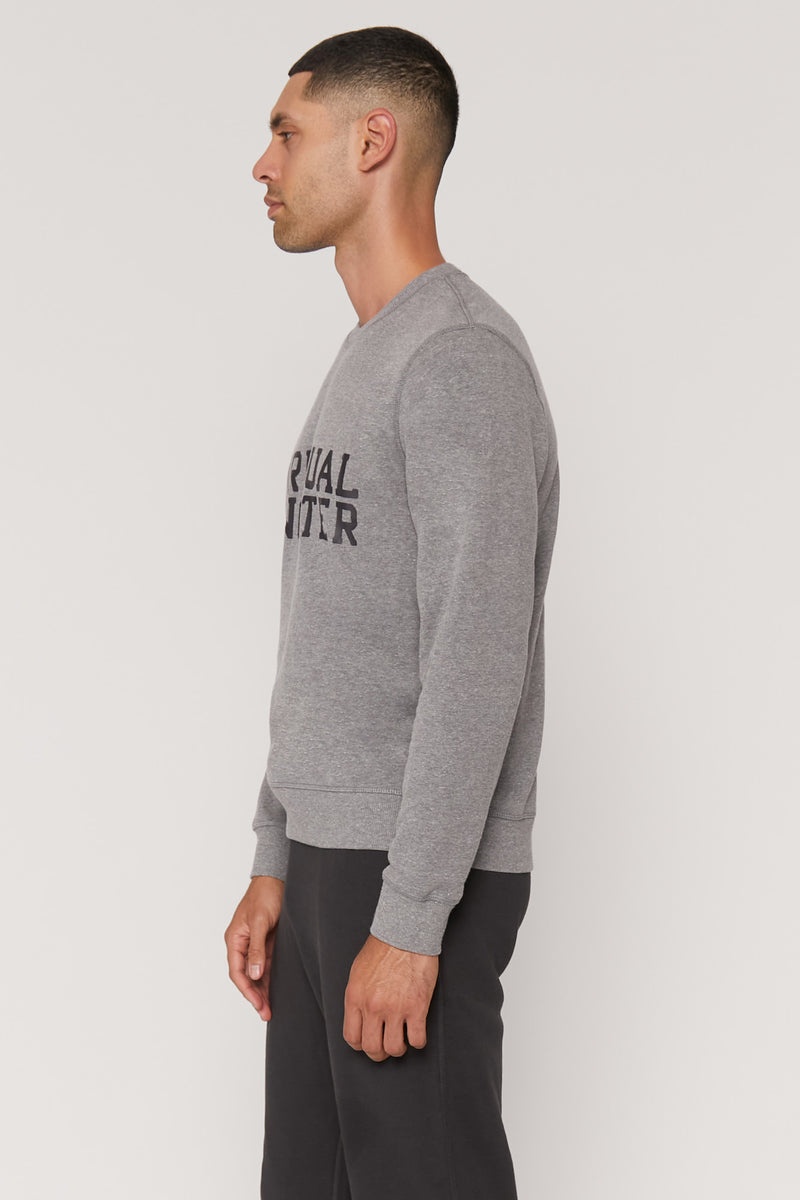 Grey Spiritual Gangster Old School Men's Sweatshirts | 30768-HFRC