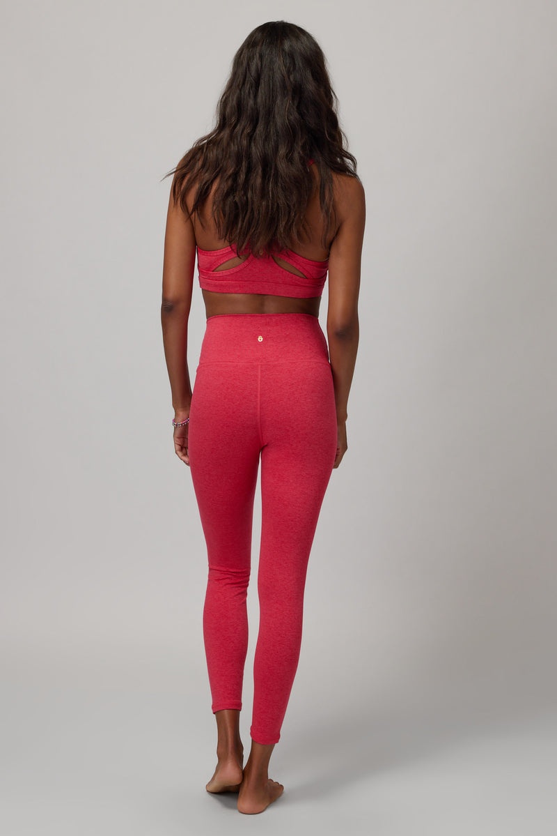 Heather Hibiscus Spiritual Gangster Intent Tech Heather 7/8 Women's Bottoms | 78106-ISOL