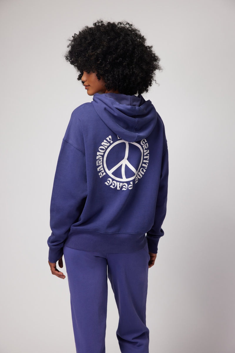 Indigo Spiritual Gangster Harmony Phoebe Oversized Women's Sweatshirts | 75901-MECI