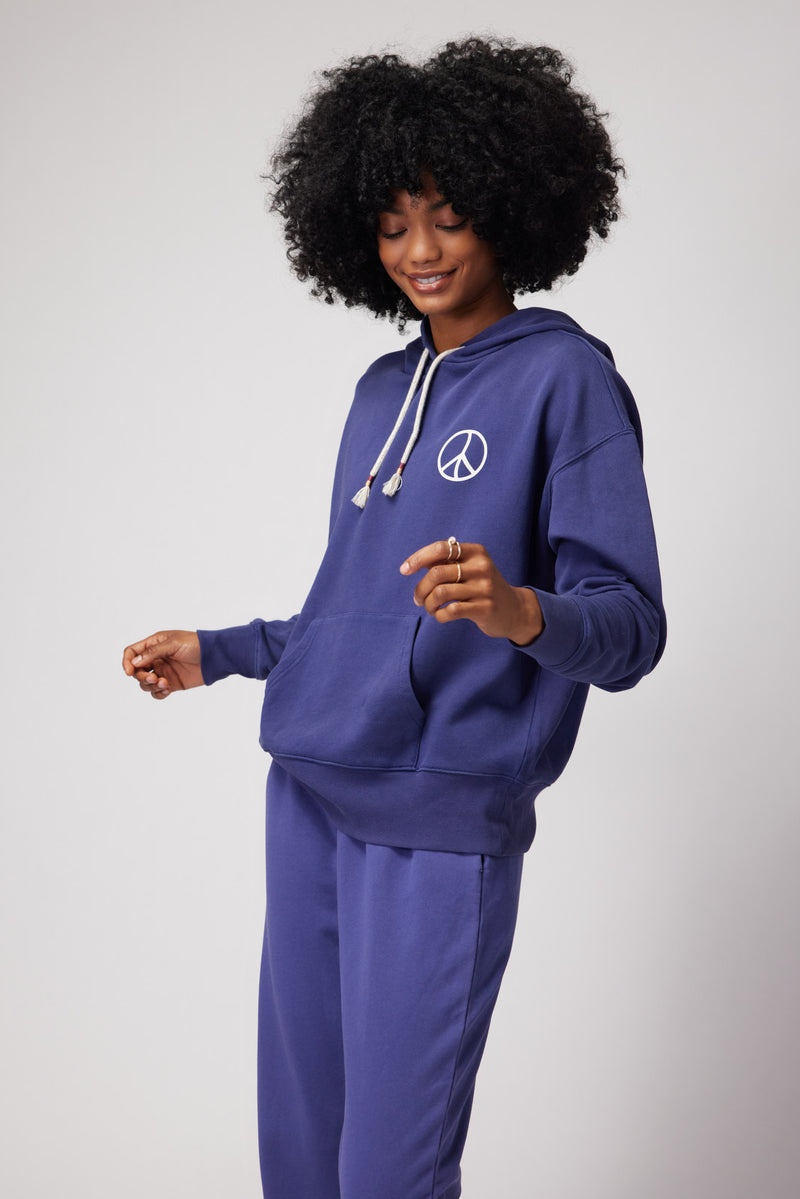 Indigo Spiritual Gangster Harmony Phoebe Oversized Women's Sweatshirts | 75901-MECI