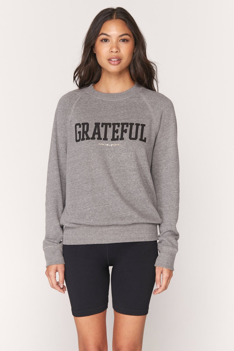 Mhg Spiritual Gangster Grateful Old School Women's Sweatshirts | 60592-NMBR