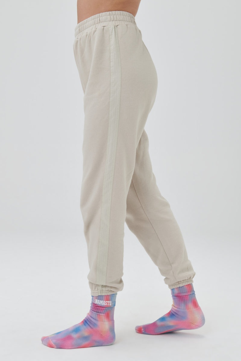 Moon Spiritual Gangster Boyfriend Tape Women's Sweatpants | 60324-VUZS