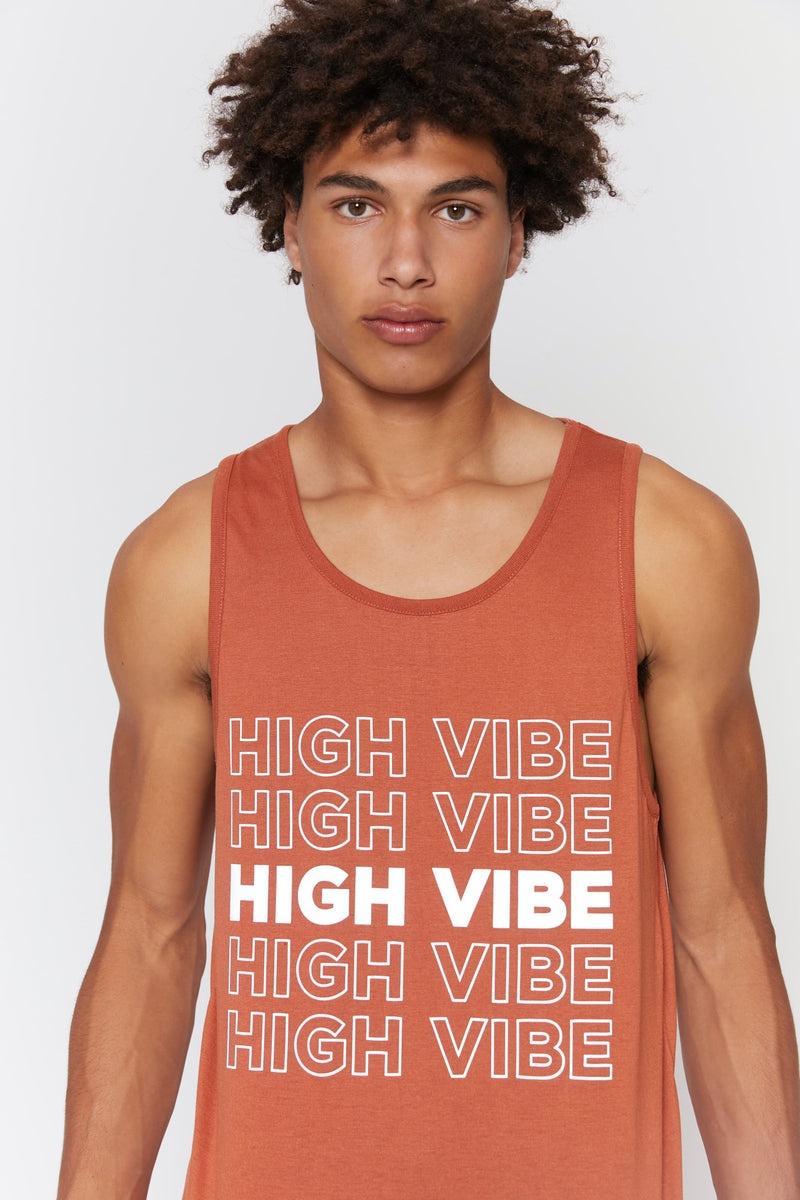 Terracotta Spiritual Gangster High Vibe Surf Men's Sweatshirts | 52978-GNYK